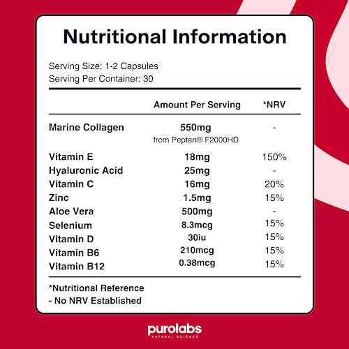 Marine Collagen Complex - Collagen Supplement for Women & Men - with Hyaluronic Acid & Vitamin C PurolabsBuy Supplements Australia
