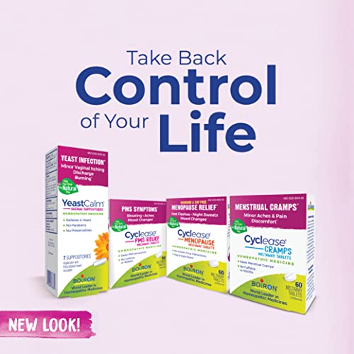Boiron Cyclease PMS Relief Tablets for Symptoms from PMS of Bloating, Aches, Mood Swings, and Irritability BoironBuy Supplements Australia