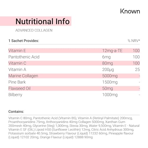 Advanced Collagen Supplement by Known Nutrition with Vitamin C | Liposomal Technology KnownBuy Supplements Australia