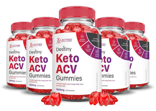 (5 Pack) Destiny Keto ACV Gummies Advanced Formula 1000MG Destiny Keto Gummies - NutriGlobal