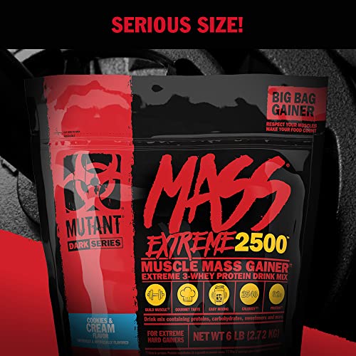 Mutant Mass Extreme Gainer Whey Protein Powder, Build Muscle Size & Strength with High-Density Clean Calories MutantBuy Supplements Australia