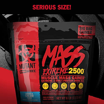 Mutant Mass Extreme Gainer Whey Protein Powder, Build Muscle Size & Strength with High-Density Clean Calories MutantBuy Supplements Australia