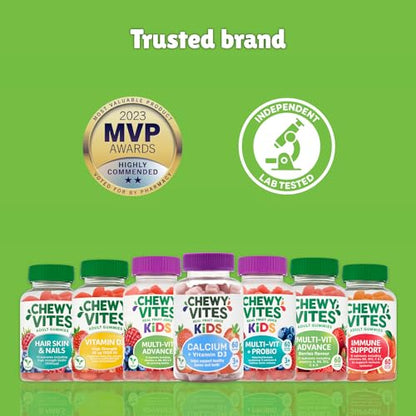 Chewy Vites Kids Multivitamin Advance 60 Gummy Vitamins | 11 Essential Nutrients CHEWY VITESBuy Supplements Australia