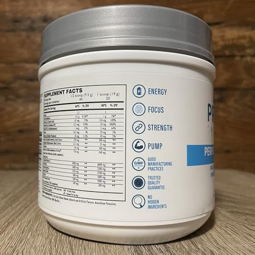 IMMUNEGY - PRE-Sport Performance Pre-Workout Formula (Blue Raspberry Delight). 45 Servings