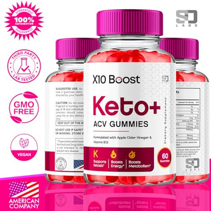 (2 Pack) X10 Boost Keto ACV Gummies Advanced Weight Loss, X10 Boost Keto S.O LabsBuy Supplements Australia
