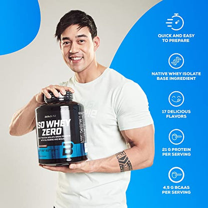 BioTechUSA Iso Whey Zero, Lactose, Gluten, Sugar Free, Premium Whey Protein Isolate, 500 g BioTechUSABuy Supplements Australia