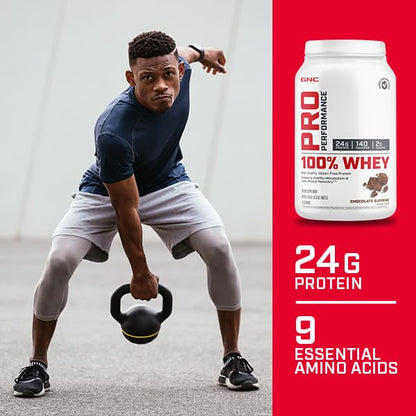 GNC Pro Performance 100% Whey Protein Powder - Chocolate Supreme, 25 Servings GNCBuy Supplements Australia