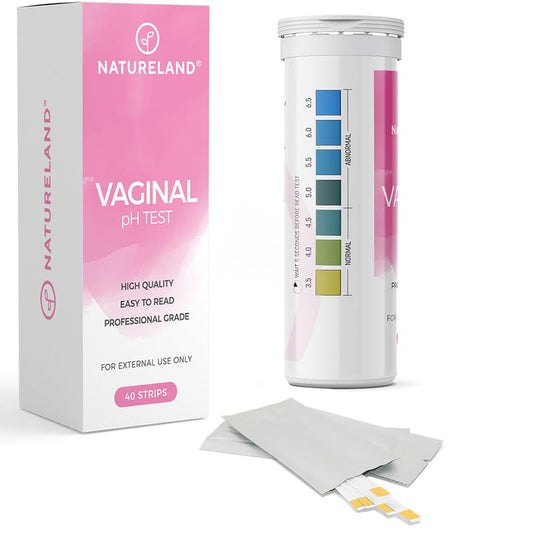 Natureland Vaginal Health pH Test Strips, Feminine pH Test, Value Pack NaturelandBuy Supplements Australia