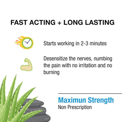 Puregen Labs Lidocaine 5% Anorectal (hemorrhoidal) Cream Maximum Strength | Enriched with Aloe-Vera | 6 Oz P Puregen Labs buy supplements Au