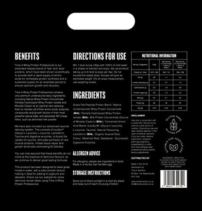 Time 4 Whey Protein Professional Time Release Grass Fed Native Whey Protein Powder Time 4 NutritionBuy Supplements Australia