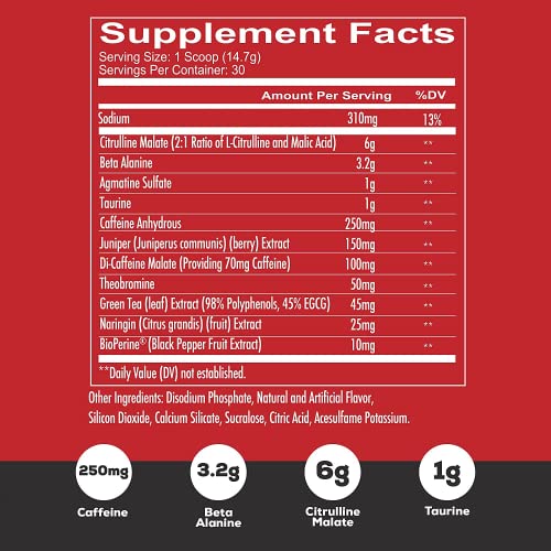 REDCON1 Total War Preworkout (Blue Lemonade) & Big Noise Non-Stim Preworkout Powder (Watermelon) Stack - Pre Workout Duo for Energy, Focus & Endurance - Keto (2 Products, 30 Servings Each)