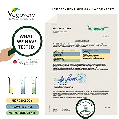 Vegavero Vegan Collagen Supplement | 2000mg | Complex with L-Lysine, L-Proline, Vitamin C (Acerola) & Superfoods Extracts VegaveroBuy Supplements Australia