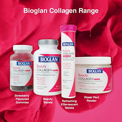 Bioglan Collagen Effervescent | 1000mg | Hydrolysed Marine Collagen BioglanBuy Supplements Australia