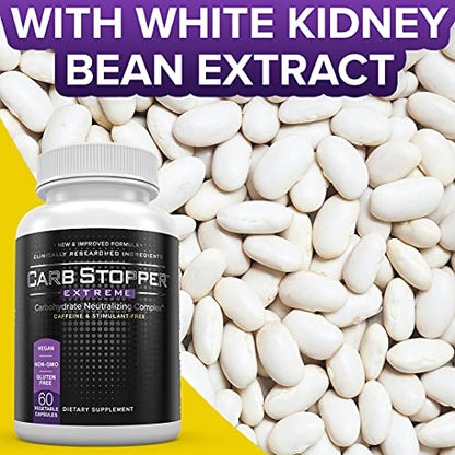 Carb Stopper Extreme: Maximum Strength, Natural Carbohydrate and Starch Neutralizer Carb Stopper ExtremeBuy Supplements Australia
