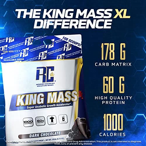 Ronnie Coleman Signature Series King Mass XL Mass Gainer Protein Powder, Muscle Gainer Ronnie Coleman Signature SeriesBuy Supplements Australia