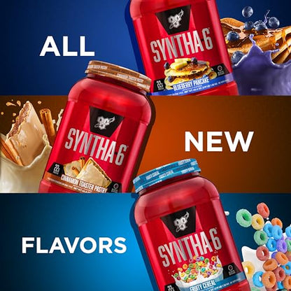 BSN SYNTHA-6 Whey Protein Powder with Micellar Casein, Milk Isolate, Cinnamon Toaster BSNBuy Supplements Australia