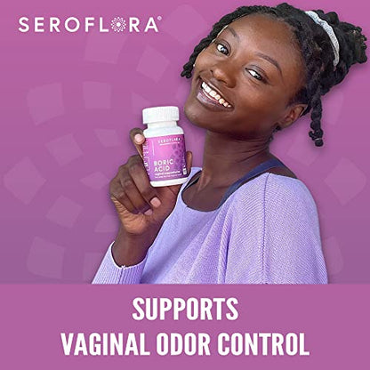 Boric Acid Vaginal Suppositories (28ct) with Disposable Vaginal Suppository Applicators (14ct) SerofloraBuy Supplements Australia