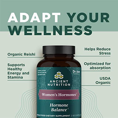 Ancient Nutrition Women's Hormones, Helps Reduce Stress, Supports Energy, Hormone Ancient NutritionBuy Supplements Australia