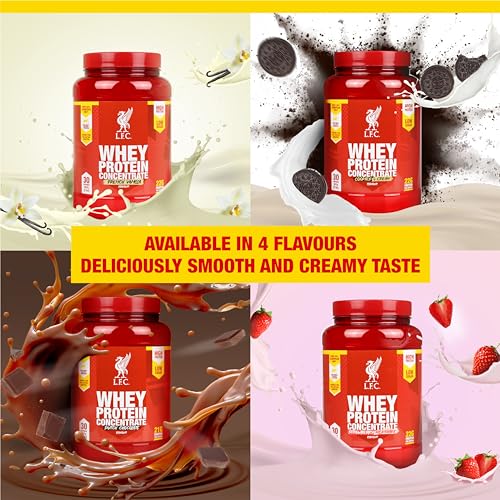 LFC Whey Protein Powder Dutch Chocolate Flavour 908g 15.5g Naturally-Occurring BCAAs Vector ConsumerBuy Supplements Australia