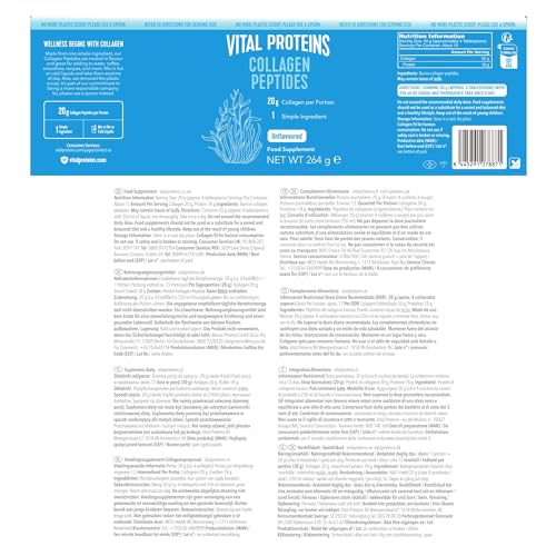 Vital Proteins Collagen Peptides Powder Supplement (Type I, III), Unflavored Hydrolyzed Collagen-Hair VITAL PROTEINSBuy Supplements Australia