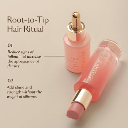 Vegamour GRO and Shine Kit Includes GRO Hair Serum & HYDR-8 Weightless Repair Oil for Fine or Thinning Hair VEGAMOURBuy Supplements Australia