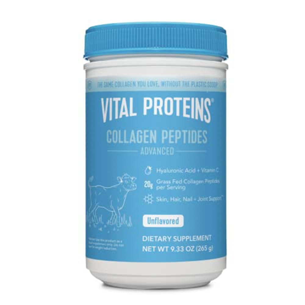 Vital Proteins Collagen Peptides Powder, 9.33 oz Unflavored + 14 oz Unsweetened Plant Vital ProteinsBuy Supplements Australia