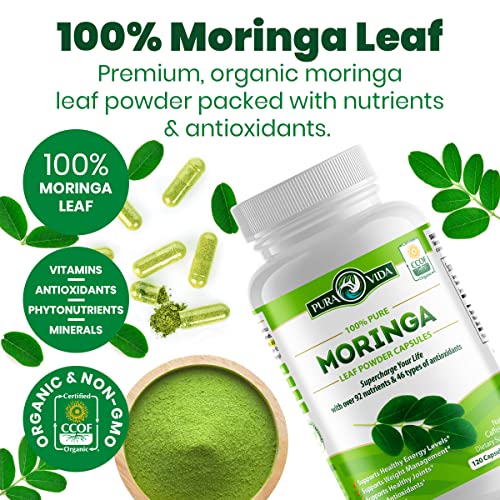 PURA VIDA Moringa Capsules Single Origin Moringa Powder Organic. Moringa Leaf PURA VIDA MORINGABuy Supplements Australia