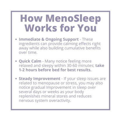 Meno Sleep Menopause Support Supplement: Clinically Proven Ingredients Improve Energy, Mood & Mental Clarity. Magnesium Glycinate, L-Theanine, Ashwagandha, Made in USA, Vegan, Hormone Free 120 Ct MenoMorphosisBuy Supplements Australia