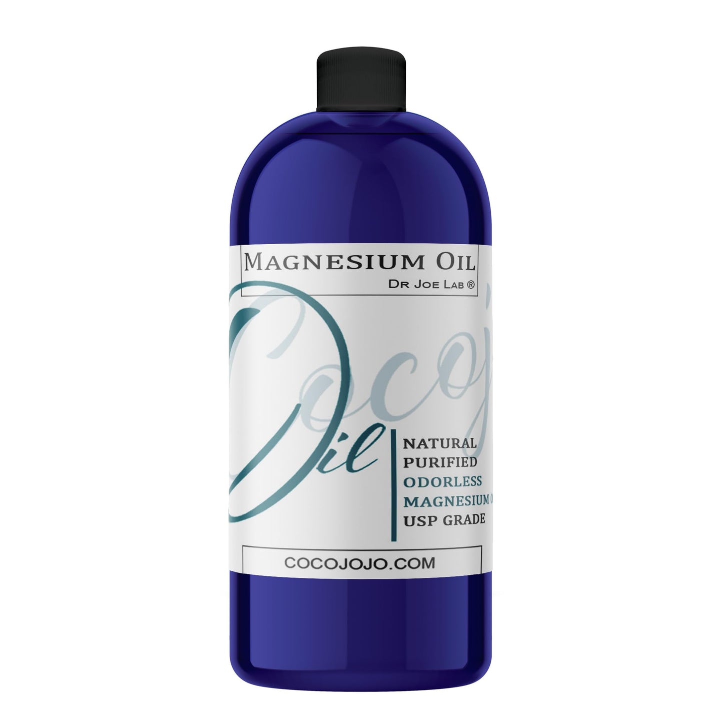 Dr Joe Lab Pure Magnesium Oil - Natural, USP Grade, Purified, Bulk - 32 oz - Bulk Economic Refill - for Body, Skin, Muscle, Joints, Arms, Legs, Calves, Massage, Deep Tissue by COCOJOJO Dr Joe LabBuy Supplements Australia