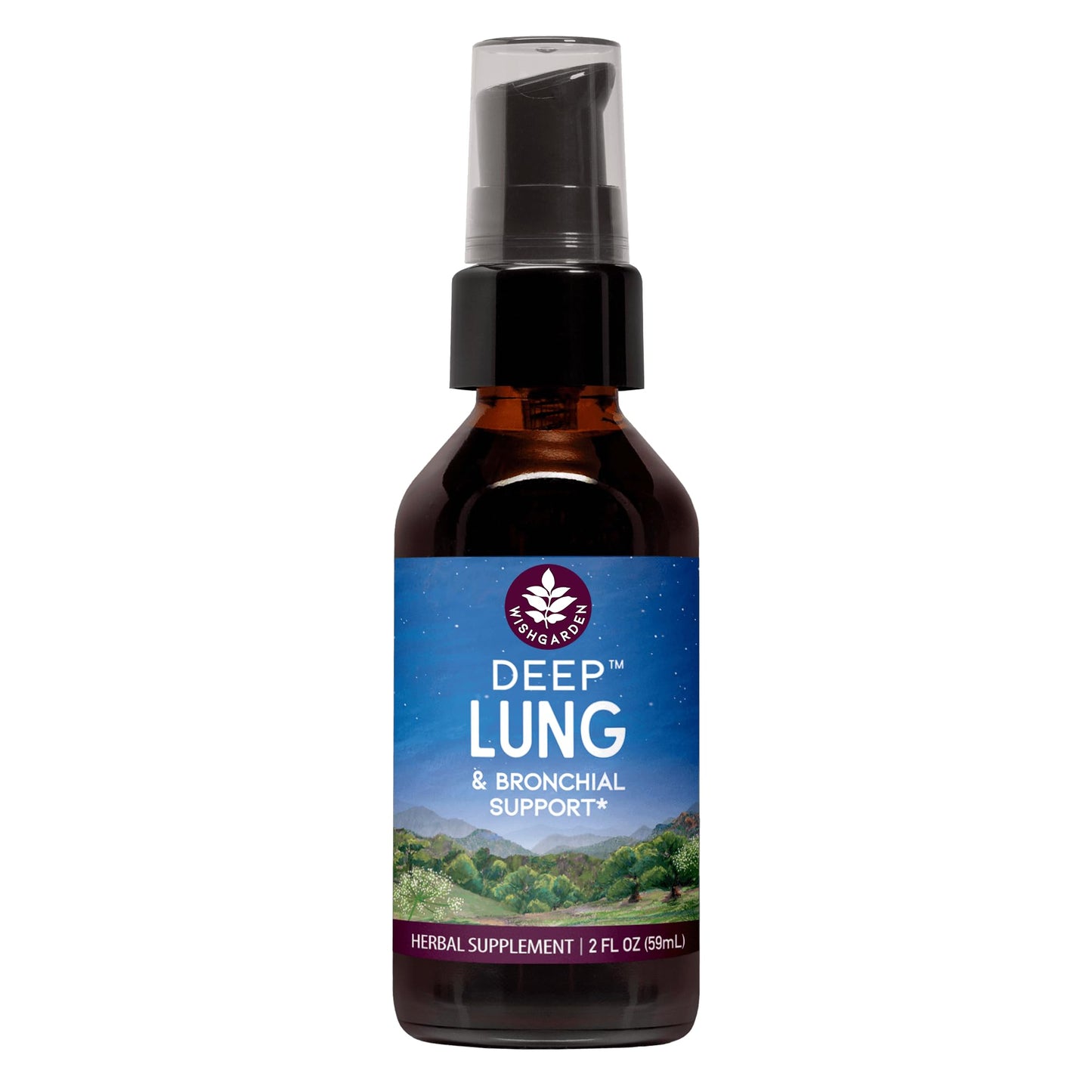 WishGarden Herbs Deep Lung & Bronchial Support - Natural Lung Support Supplement 
