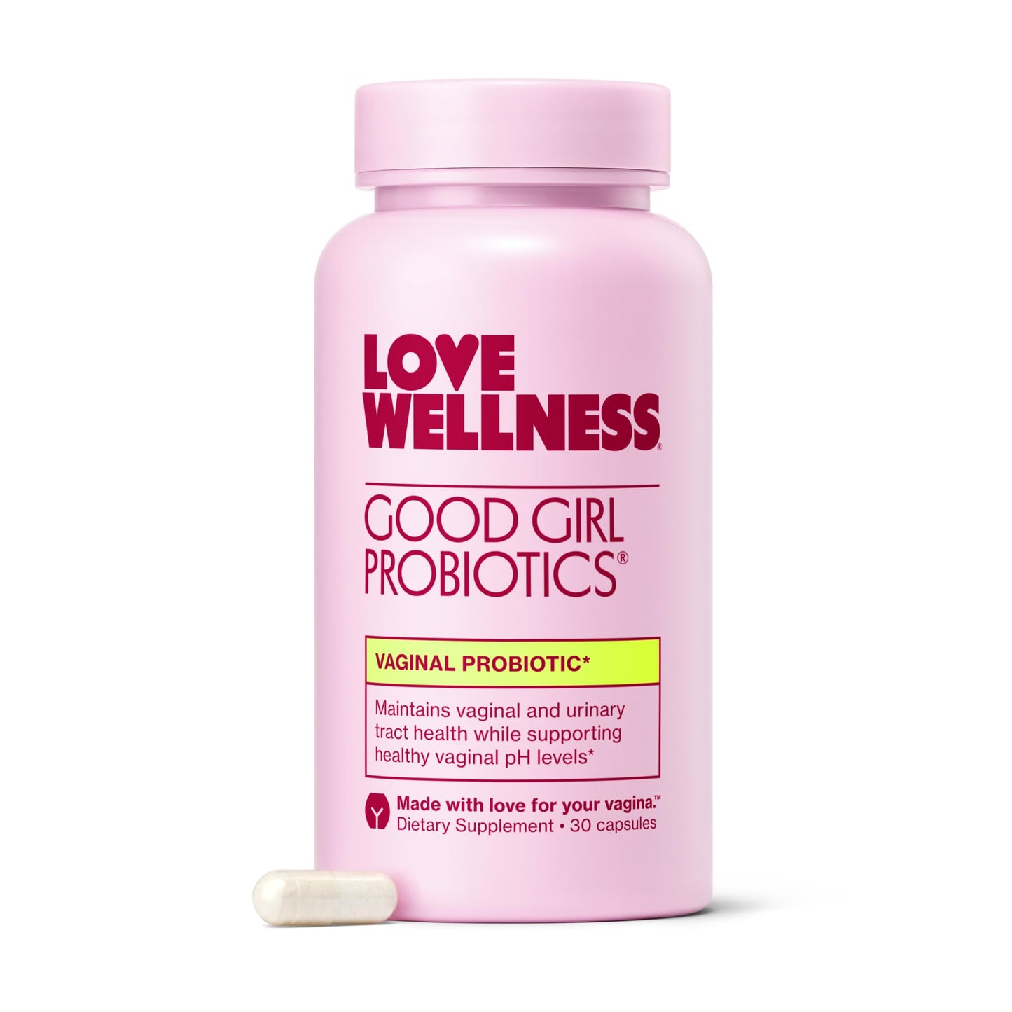 Love Wellness Good Girl Probiotics | Women’s Vaginal Health & pH Balance Supplement | 9-Strain Probiotic for Urinary Tract, Yeast, Odor & Immune Support | Gluten-Free (30-Day Supply) Love WellnessBuy Supplements Australia
