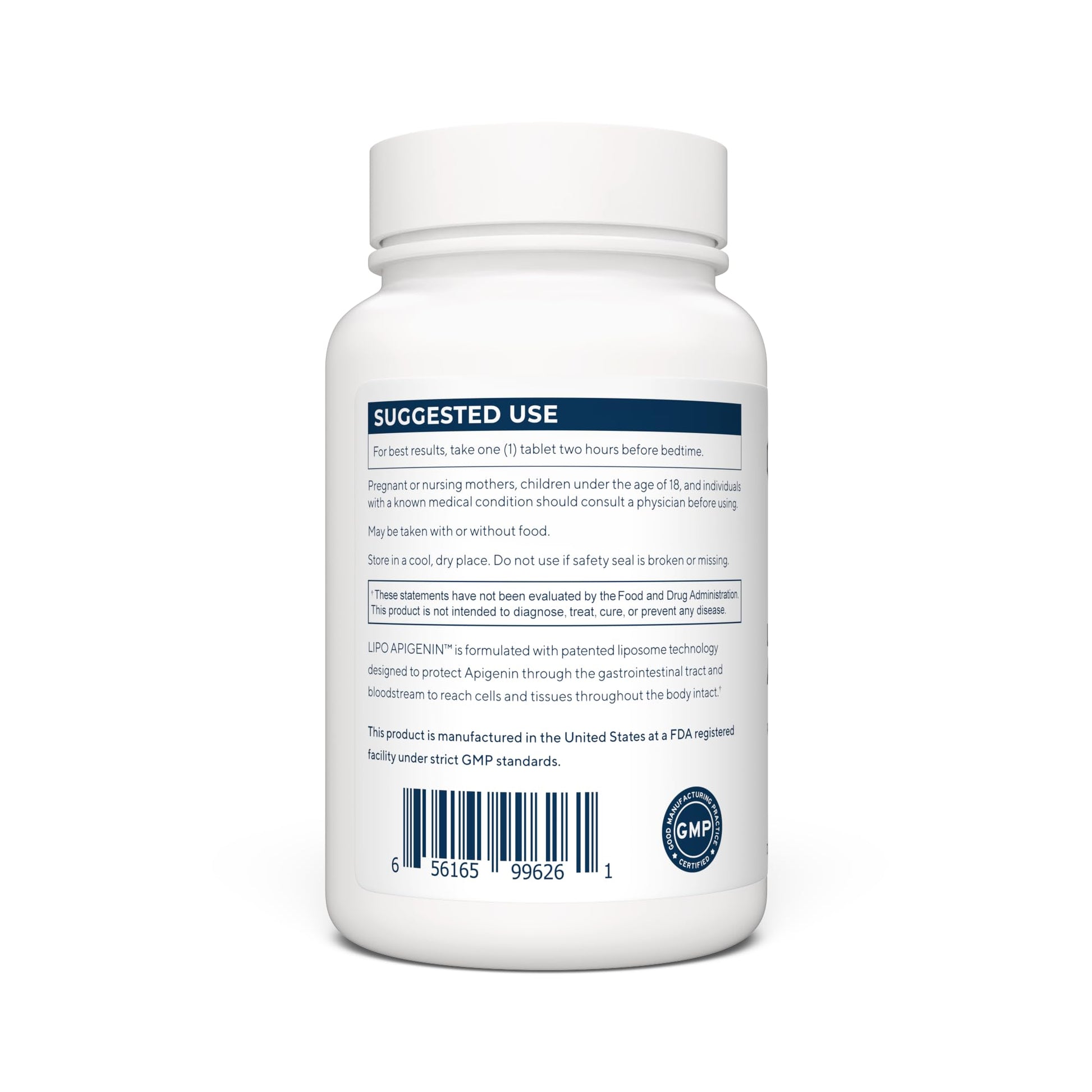 Renue By Science Apigenin | High Strength Liposomal Apigenin Supplement | 90 Apagenine Capsules - 75mg Apigenin per Serving | Non-GMO & Allergen Free | Made in The USA Third-Party Tested Renue By ScienceBuy Supplements Australia