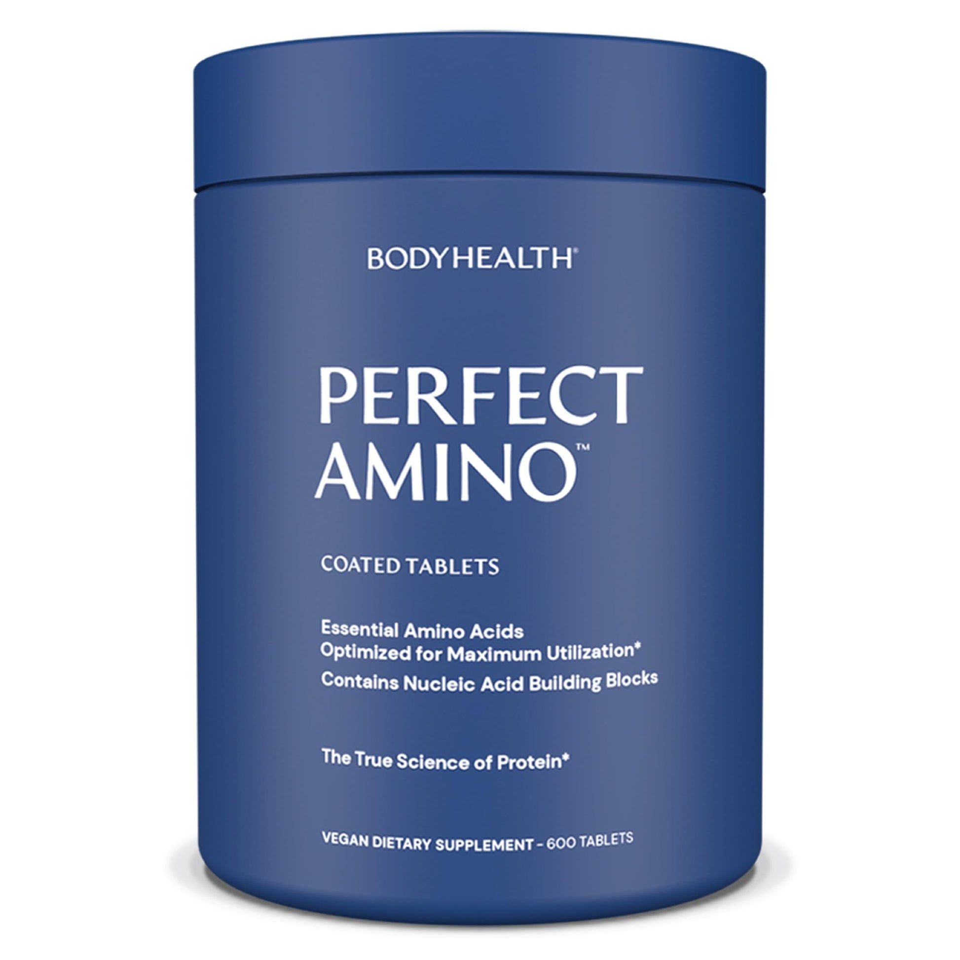 BodyHealth PerfectAmino (600 ct) Easy to Swallow Tablets, Essential Amino Acids Supplement with BCAAs, Vegan Protein for Pre/Post Workout & Muscle Recovery with Lysine, Tryptophan, Leucine, Methionine BodyHealth buy supplements Au