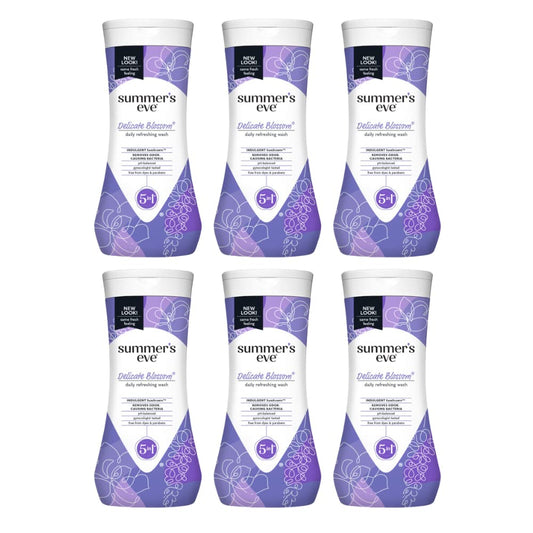 Summer's Eve Delicate Blossom Daily Refreshing Feminine Wash, Removes Odor, pH balanced, 15 fl oz