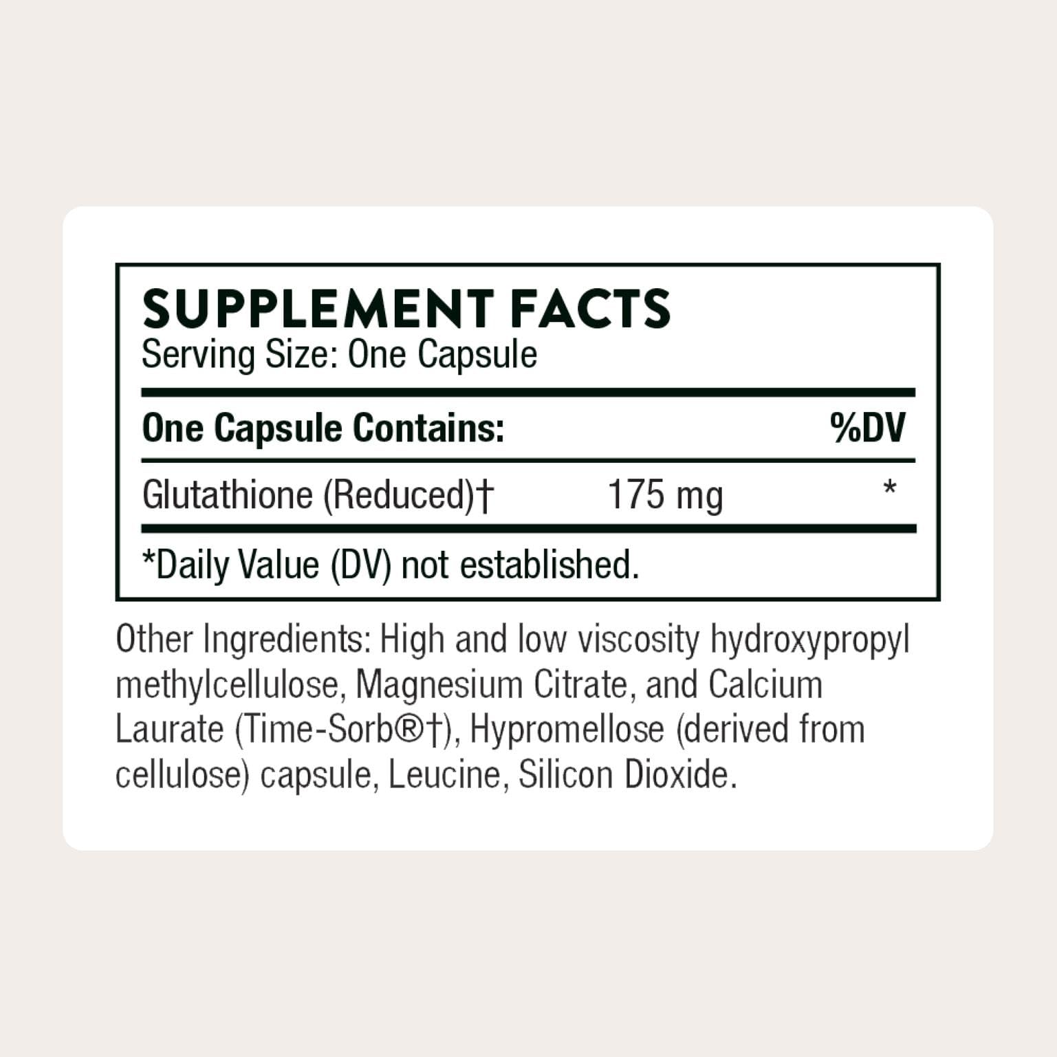 THORNE - Glutathione-SR - Sustained-Release Glutathione for Antioxidant Support* - 60 Capsules THORNEBuy Supplements Australia