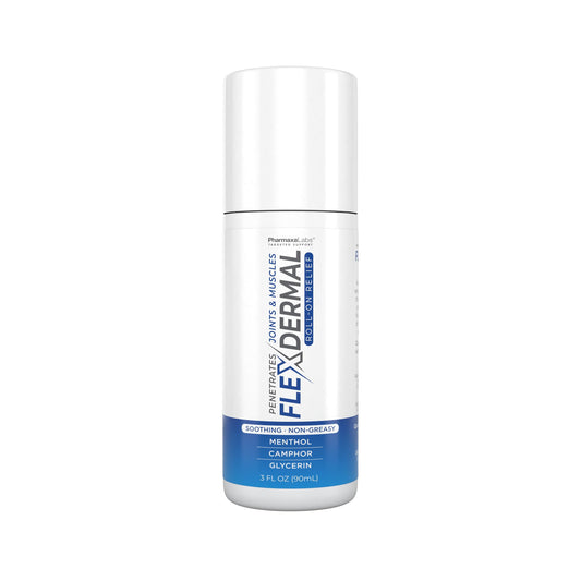 Flexdermal Topical Joint Relief Cream - Relieves Minor Aches and Discomfort in Muscles & Joints - Promotes Comfort, Mobility & Flexibility - Contains Menthol - Roll-On Gel - 3 fl oz (Pack of 1) FlexdermalBuy Supplements Australia