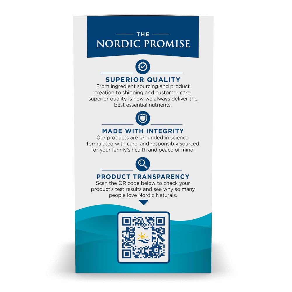 Nordic Naturals EPA Xtra, Lemon - 60 Soft Gels - 1640 mg Omega-3 - High-Intensity EPA Formula for Positive Mood, Heart Health & Healthy Immunity - Non-GMO - 30 Servings Nordic NaturalsBuy Supplements Australia