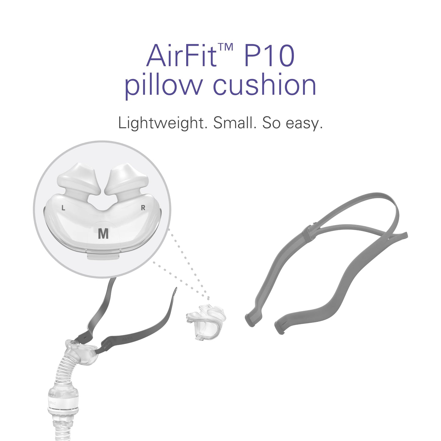 ResMed AirFit P10 Nasal Pillow Replacement Cushion - Medium ResMedBuy Supplements Australia