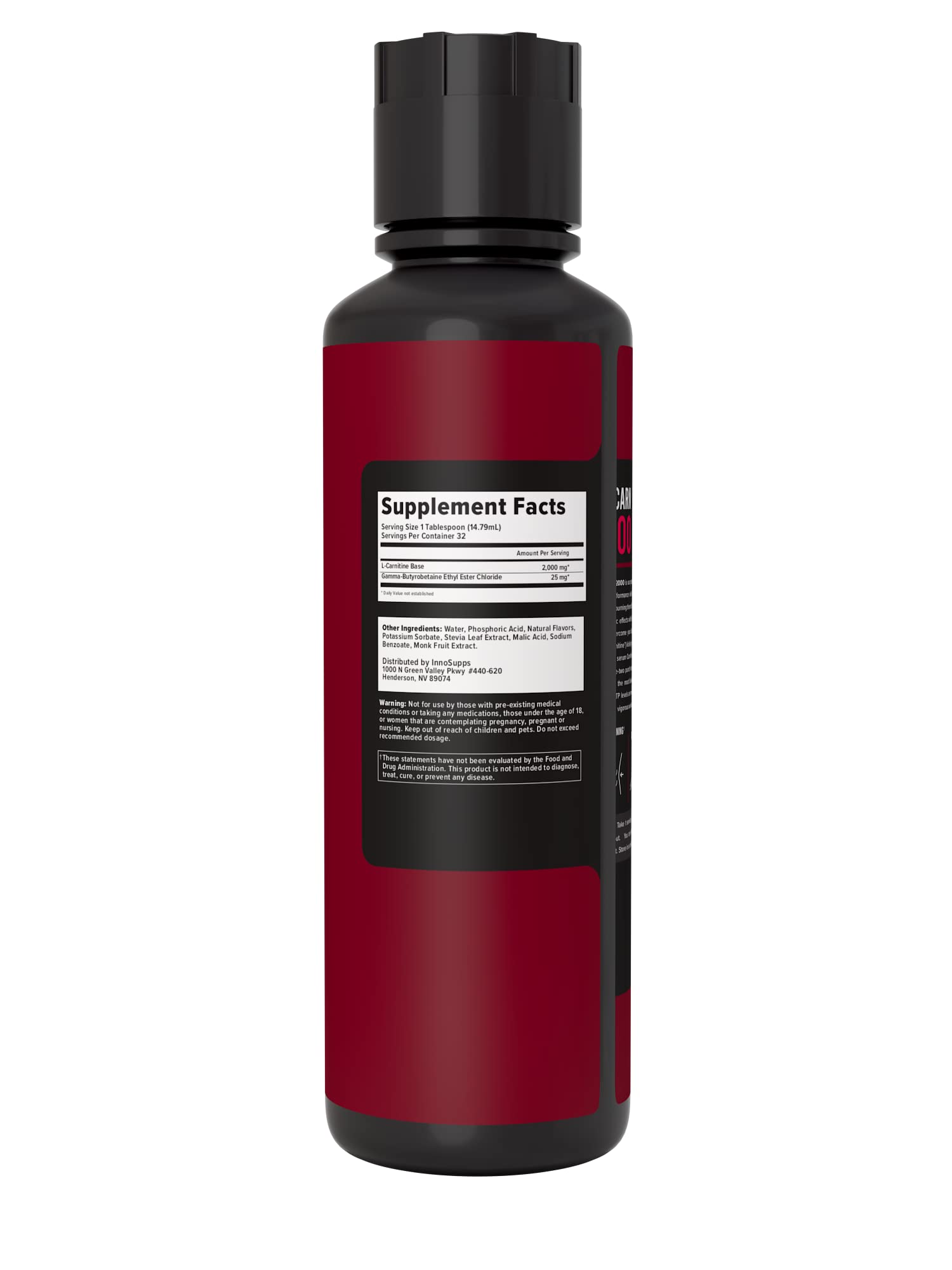 InnoSupps Volcarn 2000 - Advanced Fat Burning Liquid | L-Carnitine,GBEEC, Boost Energy InnoSuppsBuy Supplements Australia