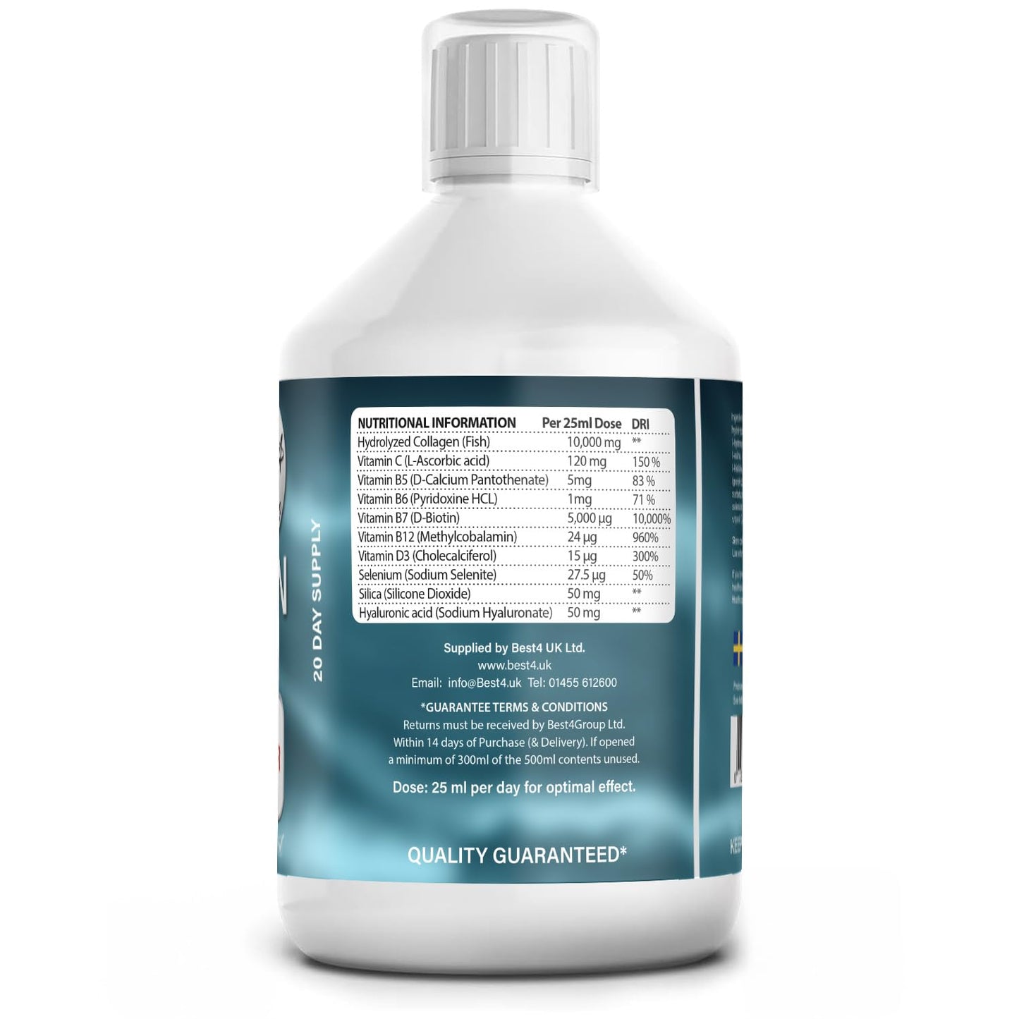 4 Pack Marine Collagen 2.2 Liquid 10000mg Sugar Free Ready to Drink Berry Flavour Best4GroupBuy Supplements Australia