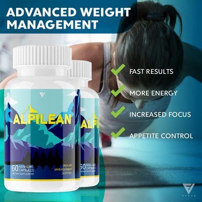 (5 Pack) Alpilean Max Weight Loss Capsules Supplement, Alpilean Ice Hack Support FyvusBuy Supplements Australia