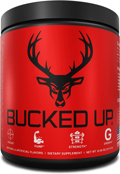 Bucked Up Pre Workout 6 Grams Citrulline, 2 Grams Beta Alanine, and 3 Other Registered
