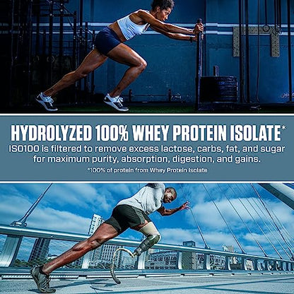 Dymatize ISO 100 Protein Powder with 25g of Hydrolyzed 100% Whey Isolate, Vanilla 5 DymatizeBuy Supplements Australia