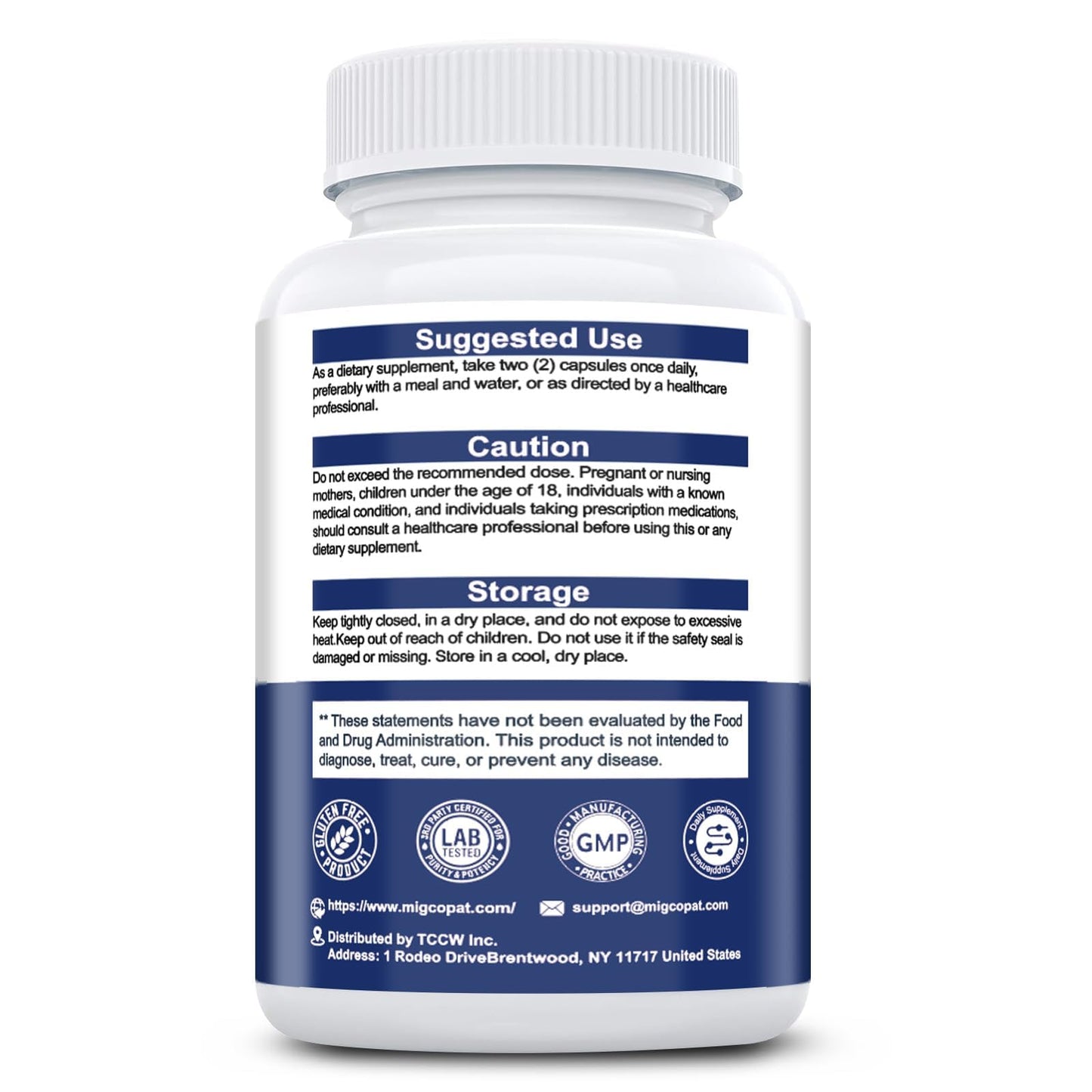 Brain Supplements for Memory and Focus | Nootropic with Bacopa Monnieri, Lion's Mane, Alpha GPC, Ginkgo Biloba | Mental Clarity & Cognitive Support | Vitamin B6 & B12 Neuro Health - Non-GMO, 120 Caps MigcopatBuy Supplements Australia