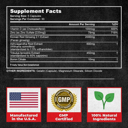 UNALTERED Muscle Builder for Men 30 Plus - Boost Muscle Growth