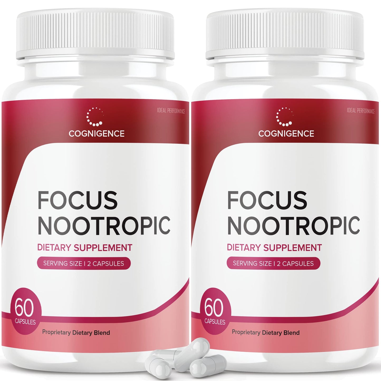 IDEAL PERFORMANCE (2 Pack) Cognigence Focus Nootropic Memory Booster Supplement Pills (120 Capsules) IDEAL PERFORMANCEBuy Supplements Australia