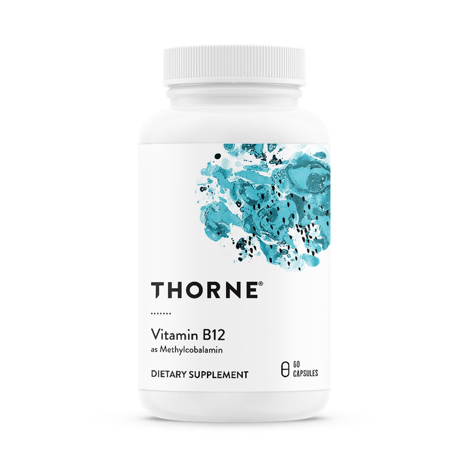 THORNE - Vitamin B12 - as Methylcobalamin - Supports Heart & Nerve Health, Blood Cell Function, Healthy Sleep & Methylation* - Gluten, Dairy & Soy-Free - 60 Servings THORNEBuy Supplements Australia