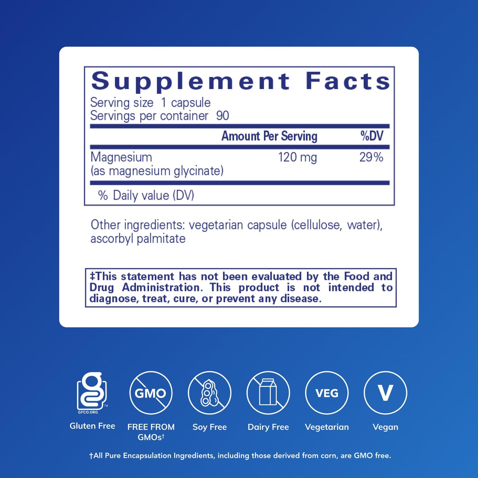 Pure Encapsulations Magnesium (Glycinate) - Supplement to Support Stress Relief, Sleep, Heart Health, Nerves, Muscles, and Metabolism* - with Magnesium Glycinate - 90 Capsules Pure EncapsulationsBuy Supplements Australia