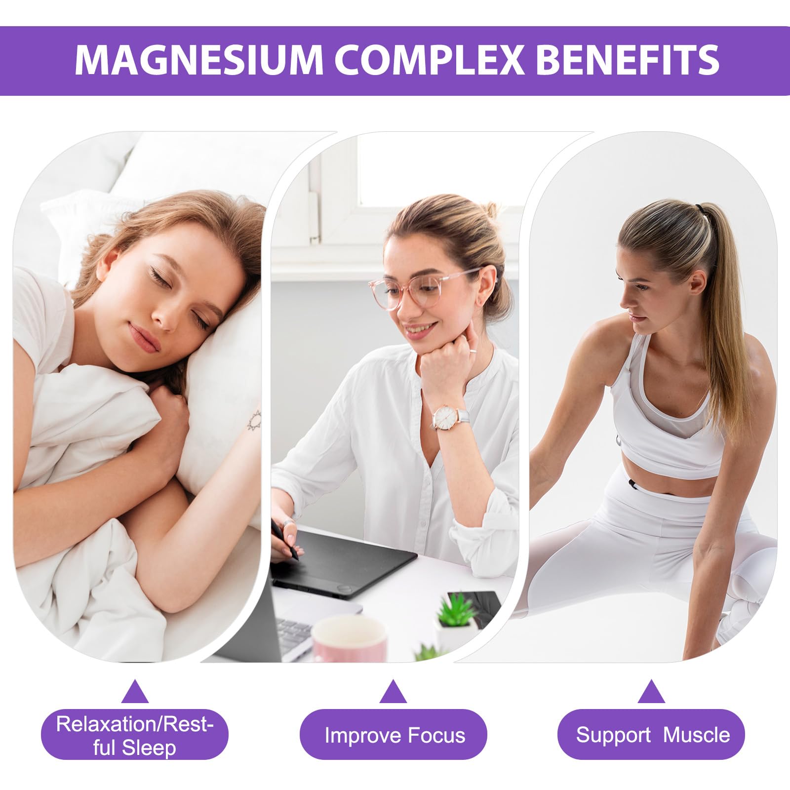 Magnesium Glycinate Liquid Drops for Women & Men, Triple Calm Magnesium Complex Supplement with L-Threonate, Malate, L-Theanine for Kids Adults Calm, Sleep & Mood, Sugar-Free, Natural Flavor, 2 fl oz loiomayBuy Supplements Australia