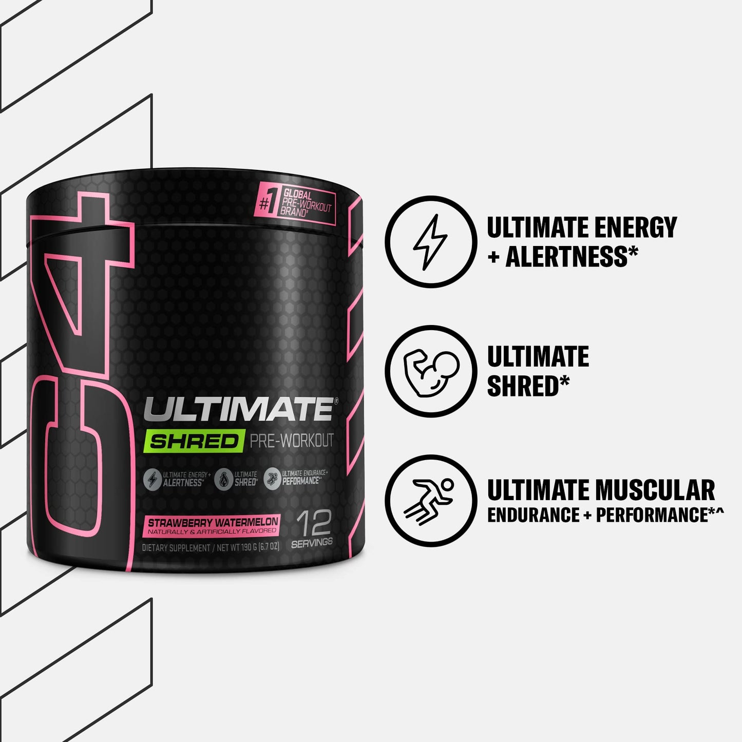 Cellucor C4 Ultimate Shred Pre Workout Powder, Fat Burner for Men & Women, Weight Loss CellucorBuy Supplements Australia